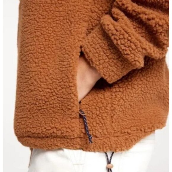 Alpine Design 1/4 Snap Sherpa Size XL Women's Caramel Latte NWT $88 Fleece Pullo - Picture 7 of 11